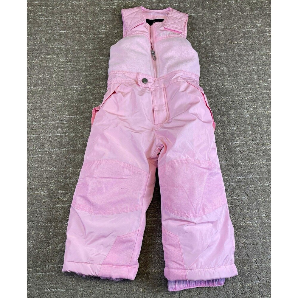 Spyder Pink Girls 2T Snow Bib Pants Insulated Lined Winter Ski Outdoor